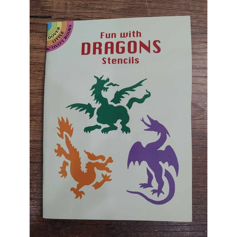 Dover Little Activity Book: Fun With Dragons Stencils E62